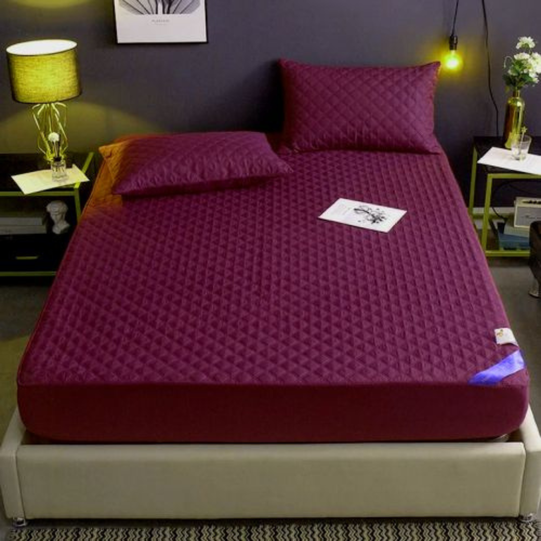 Water Proof Mattress Protector (3x6 Maroon)
